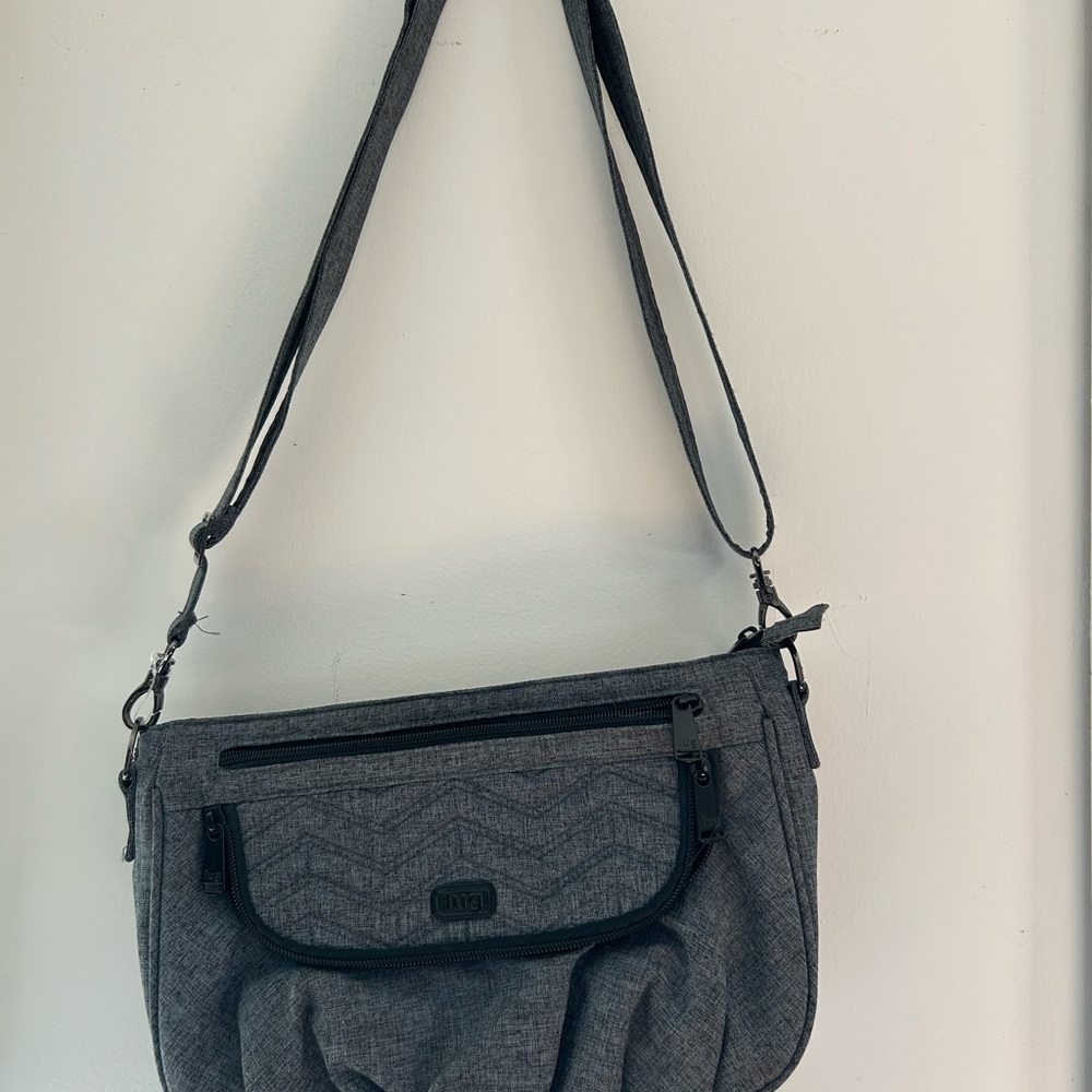 Lug Mambo Heather Gray Crossbody Bag